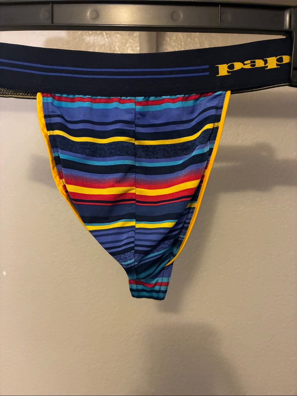Papi mens Striped thong L